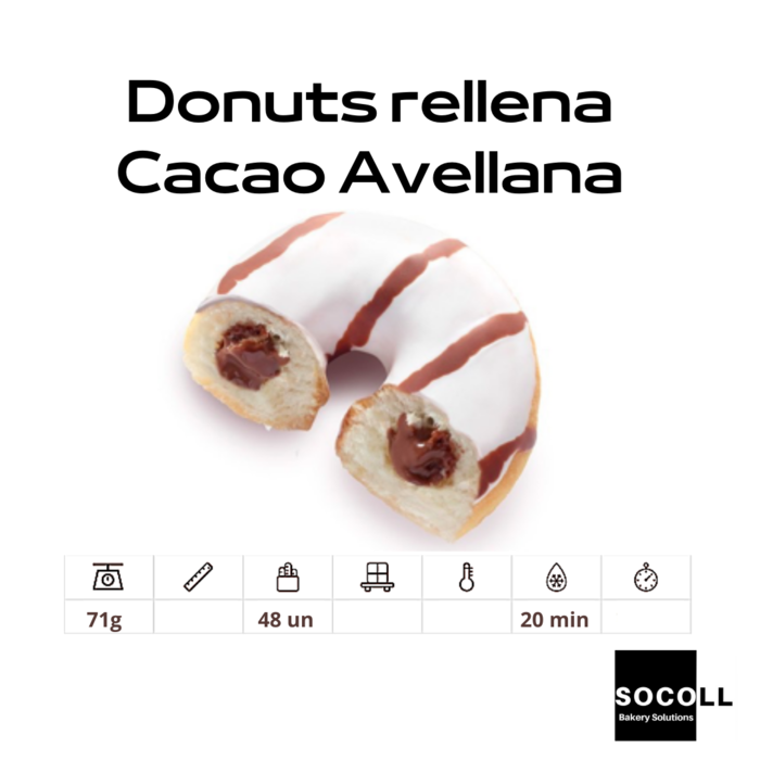 Donuts Cacao Avellana www.socoll.cl